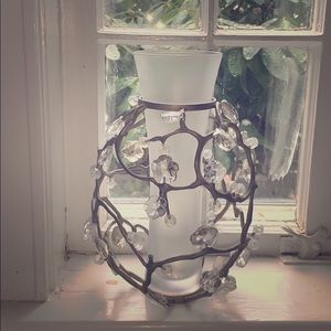 Swarovski crystal vase